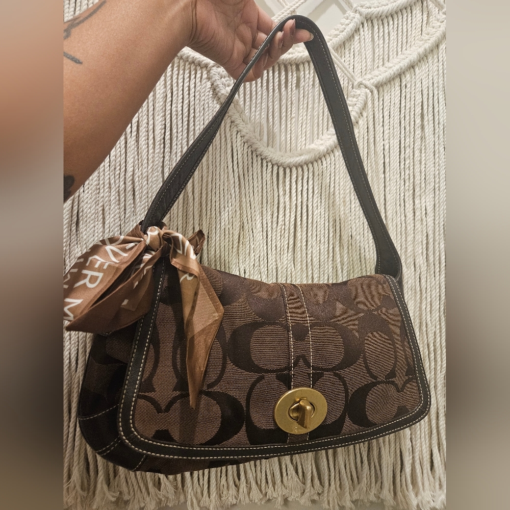 Coach Chocolate Brown Hobo Bag